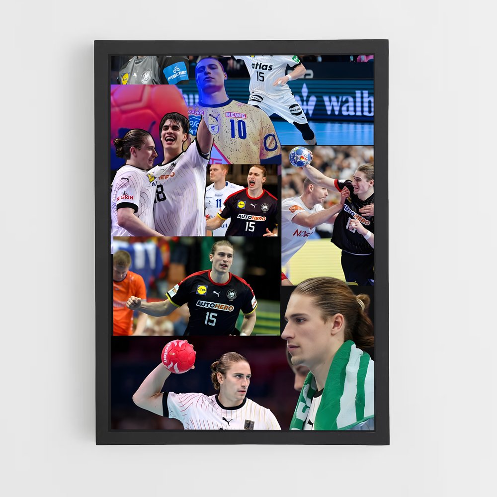 Poster La Danse des Champions – affiche Handball (vue 2)